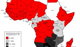 Le VIH dans les pays d'Afrique