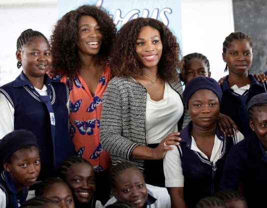 Serena et Venus Williams en visite au Nigéria et en Afrique du Sud