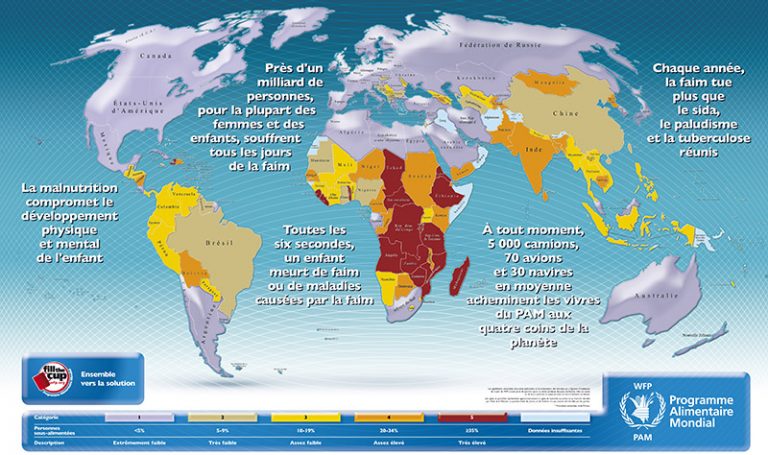 Faim dans le monde: L’Afrique est toujours le continent le plus affecté