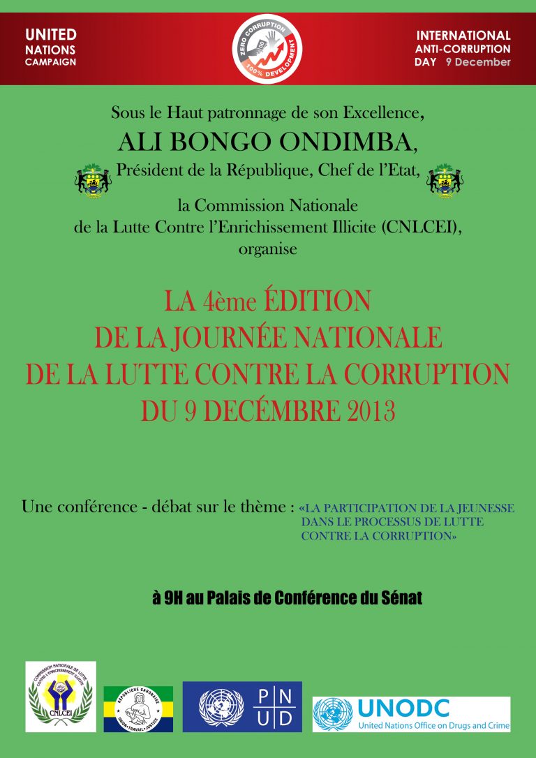 Corruption: la Commission Nationale de Lutte Contre l’Enrichissement Illicite (CNLCEI) organise la 4ème édition de la lutte contre la corruption