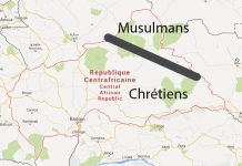 couper la centrafrique en deux pays musulmans et chrétiens