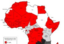 Le VIH dans les pays d'Afrique