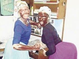 Blackface Afrique du Sud