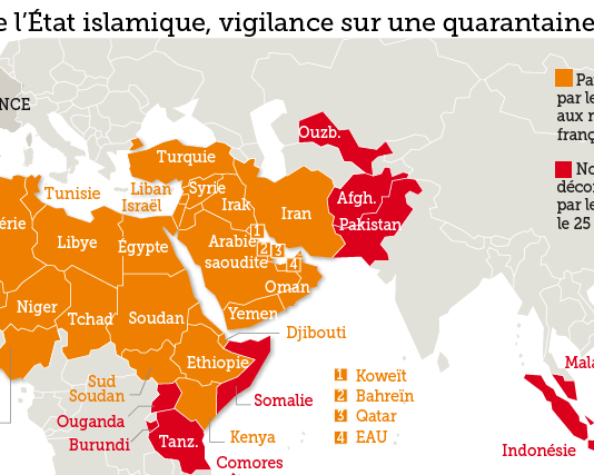 Les pays à risque dans le monde