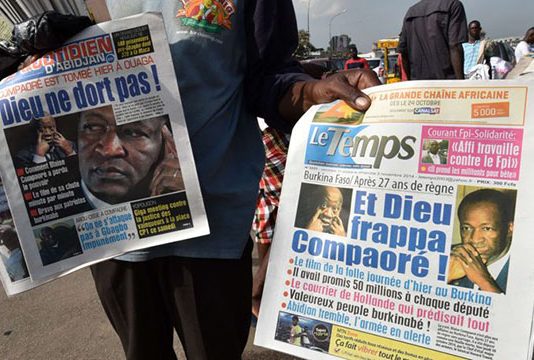 Burkina: le lieutenant-colonel Zida pouvoir, Compaoré en Côte d’Ivoire