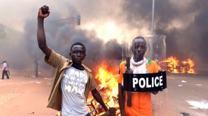 manifestants Burkinabés