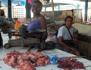 Marché au pourri en Afrique