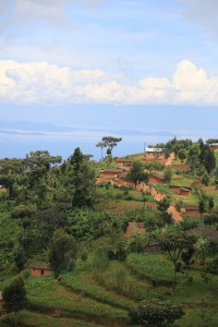 Magnifiques paysages Rwandais, lac Kivu - Crédits photos: Thierry Barbaut