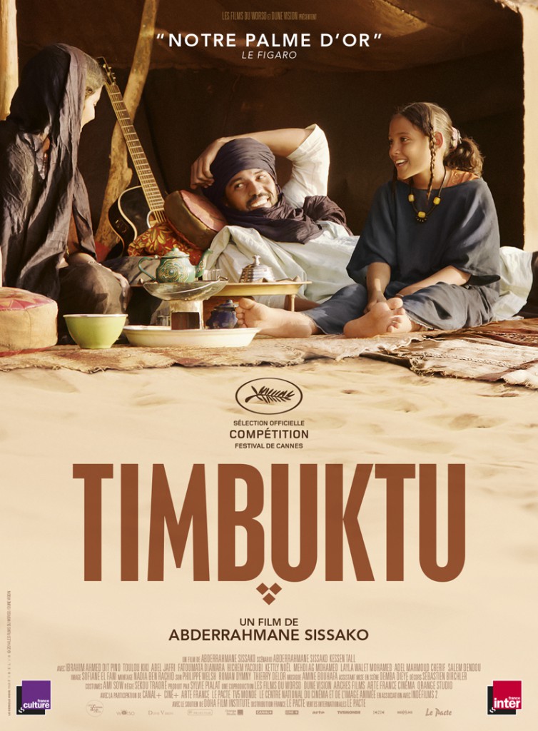 L'affiche du film Timbuktu, d'Abderrahmane Sissako 