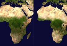 Une comparaison cartographique entre l'Afrique de 2015 et celle de 3015