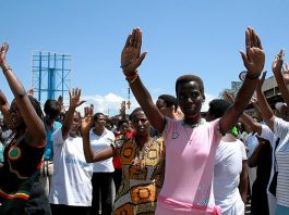 Les femmes manifestent à Bujumbura au Burundi