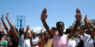 Les femmes manifestent à Bujumbura au Burundi