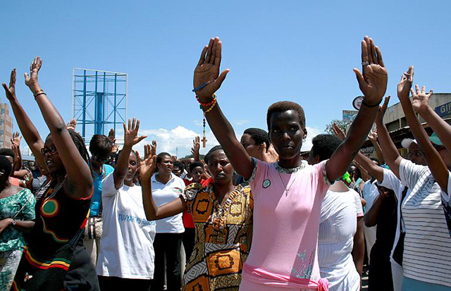 Les femmes manifestent à Bujumbura au Burundi