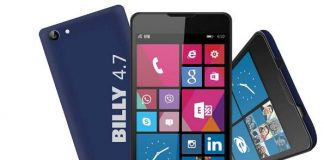 Le modèle YEZZ Billy 4.7 est disponible avec Windows Phone
