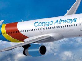 Le nouveau Airbus de Congo Airways est arrivé à Kinshasa