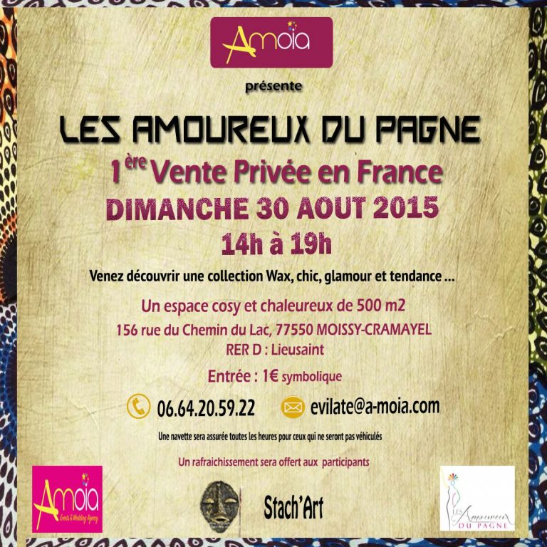 Vente privée « Les Amoureux du pagne » à Paris