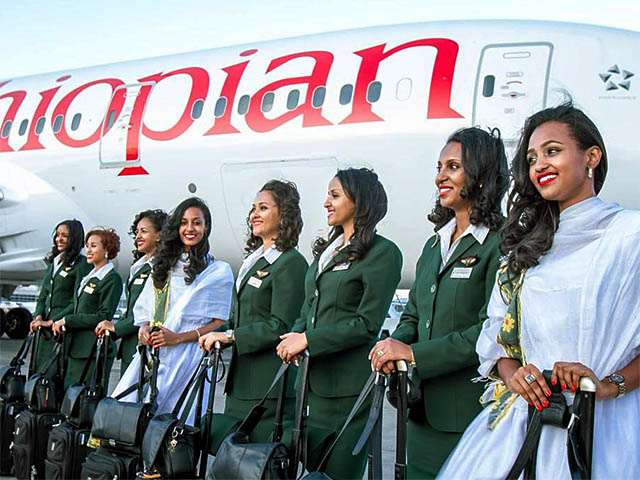 hôtesse Ethiopian Airlines