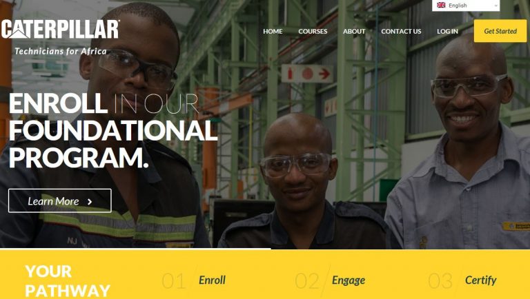 Caterpillar lance un site dédié à la formation des techniciens en Afrique