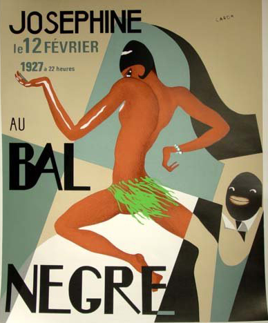 L'affiche d'époque du Bal Nègre