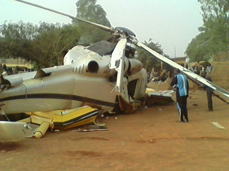 Crash d’hélicoptère, Lionel ZINSOU indemne
