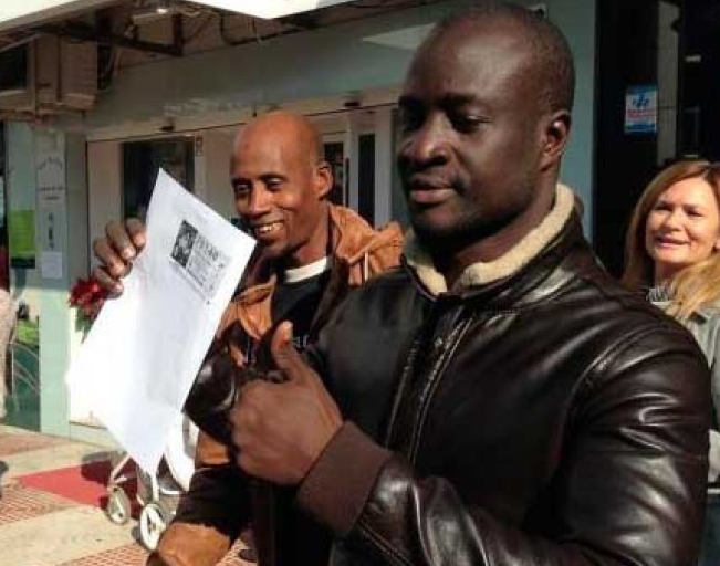 M. Ngame, Sénégalais à remporté 400 000 euros à la loterie Espagnole