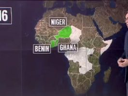 Erreur lors du JT de France 2 sur l'Afrique ui inverse les pays