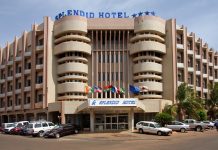 Le Splendid Hôtel de Ouagadougou ou a eu lieu l'attaque terroriste