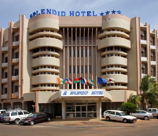 Le Splendid Hôtel de Ouagadougou ou a eu lieu l'attaque terroriste