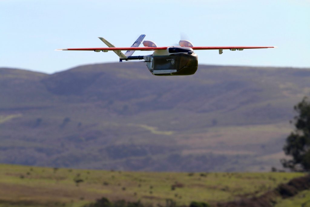 Un drone Zipline au Rwanda