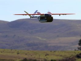 Un drone Zipline au Rwanda