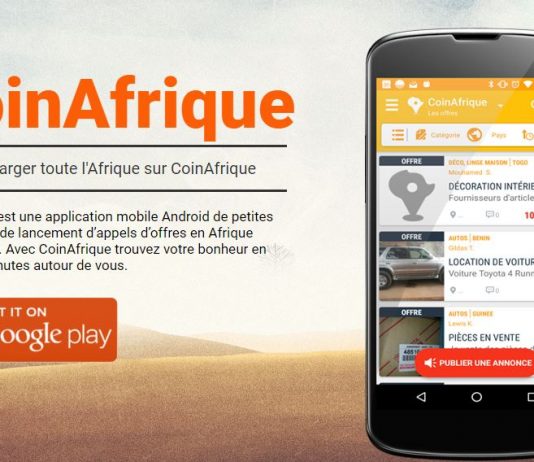 CoinAfrique l'application de petites annonces en Afrique