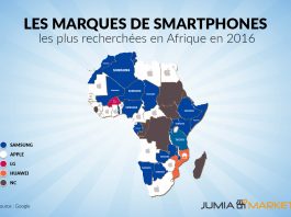 Les marques de smartphones les plus recherchés en Afrique