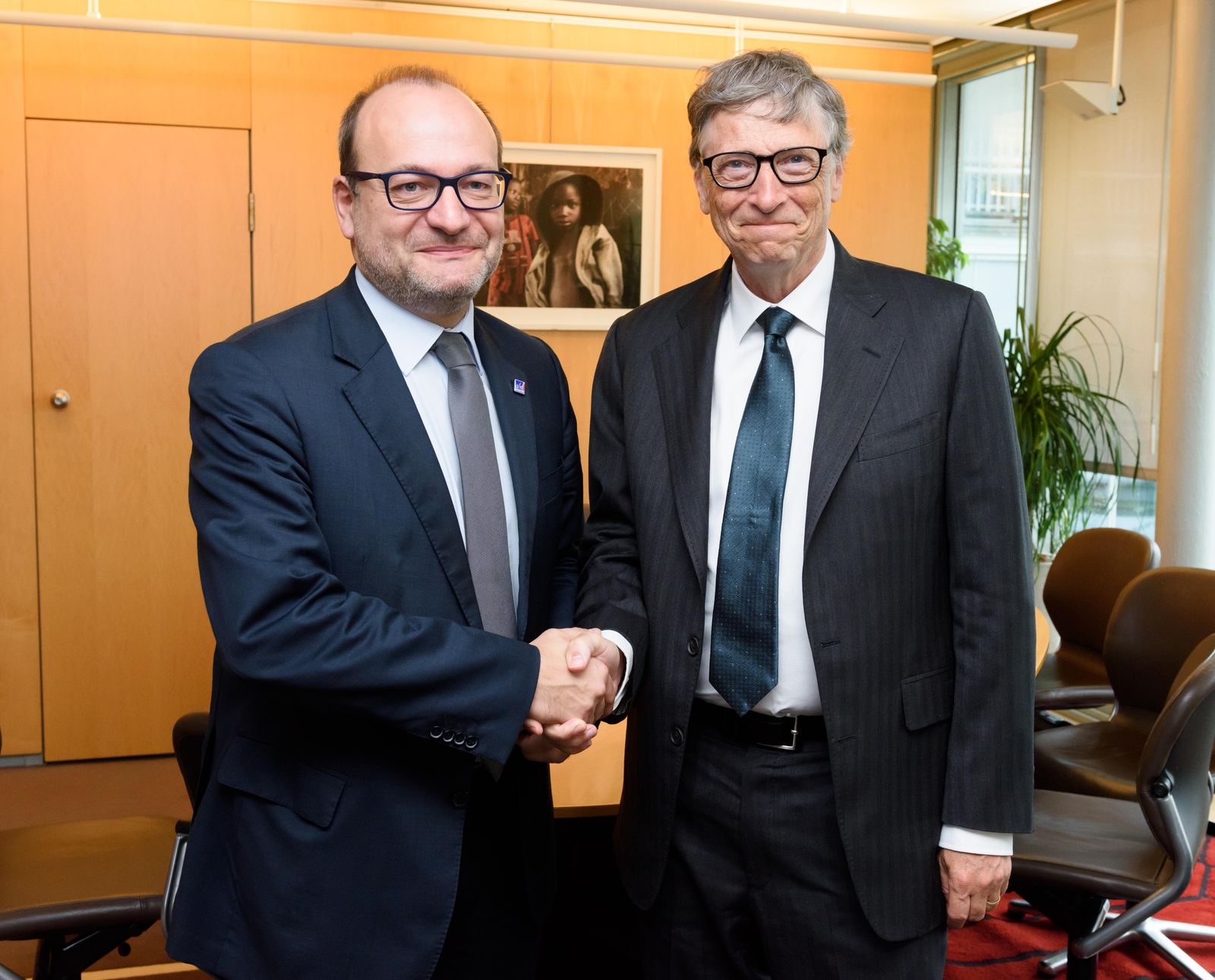 Rémy Rioux et Bill Gates Rémy Rioux et Bill Gates