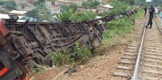 Le terrible accident de train au Cameroun entre Douala et Yaoundé