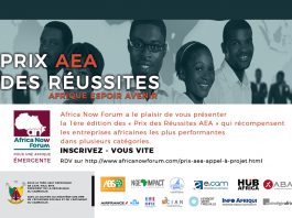 Les prix AAEA - Afrique Espoir Avenir - du Africa Now Forum de Yaoundé