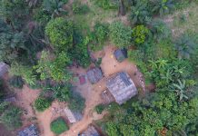 Prise de vue en drone en Afrique - crédit photo Thierry Barbaut