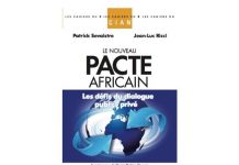 Livre le nouveau pacte africain, éditions Michel Lafon avec le CIAN