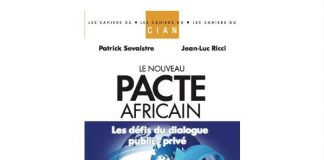 Livre le nouveau pacte africain, éditions Michel Lafon avec le CIAN