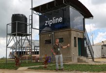 La tour de contrôle de l'aérodrone de Zipline à Muhanga au Rwanda