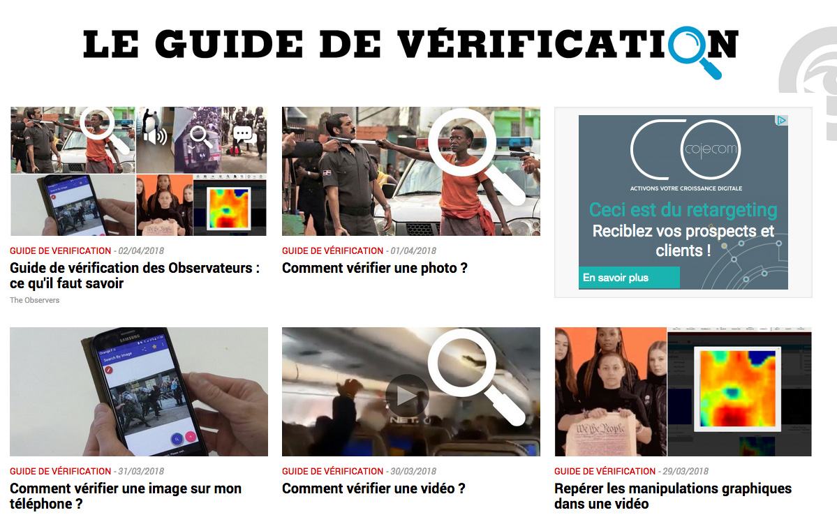 Les Observateurs - Guide de vérification