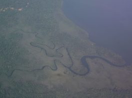 Vue aérienne du Gabon