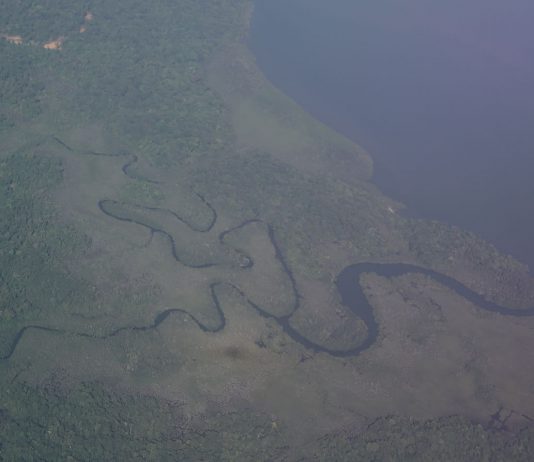 Vue aérienne du Gabon