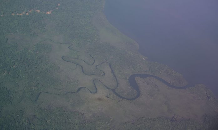 Vue aérienne du Gabon