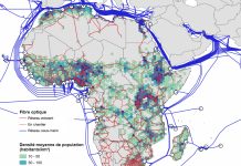 Population et fibre optique en Afrique