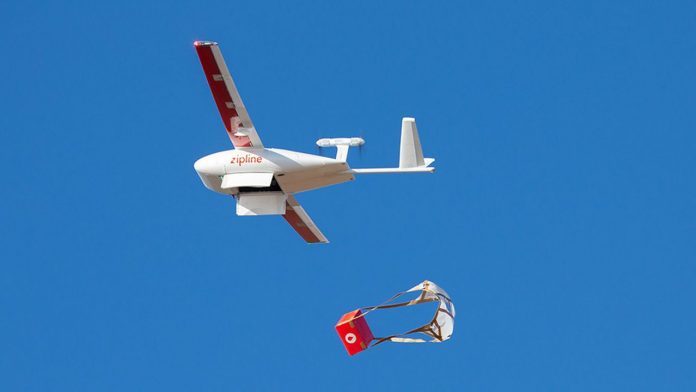 AstraZeneca drone Zipline Ghana Afrique