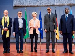 Paul Kagame Macky Sall Ursula von der Leyen Werner Hoyer Uğur Şahin