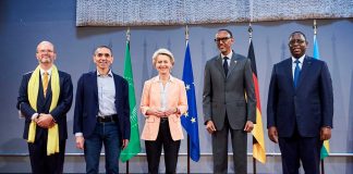 Paul Kagame Macky Sall Ursula von der Leyen Werner Hoyer Uğur Şahin