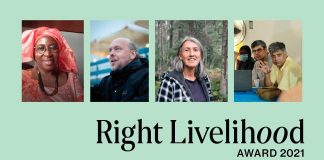 Prix Right Livelihood 2021