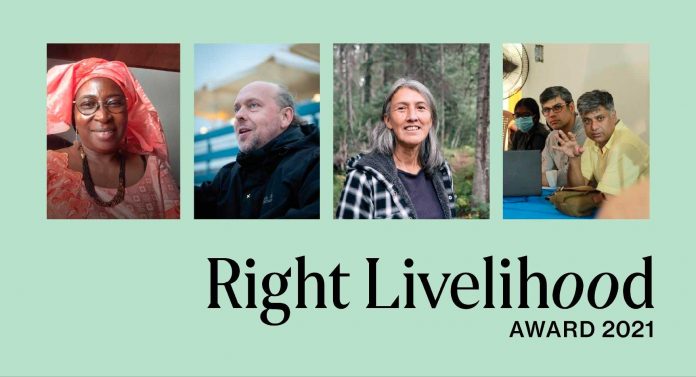 Prix Right Livelihood 2021