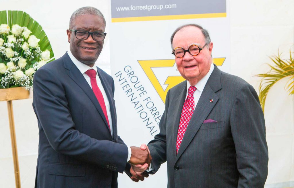 Le Docteur Mukwege et George Arthur Forrest